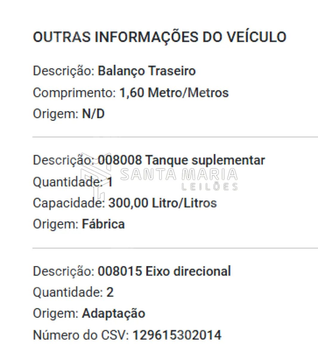 Veiculo em leilao em Cacequi/RS