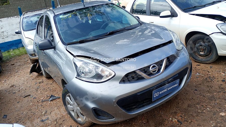 Nissan March 10S 2016 em leilão em São José dos Pinhais/PR