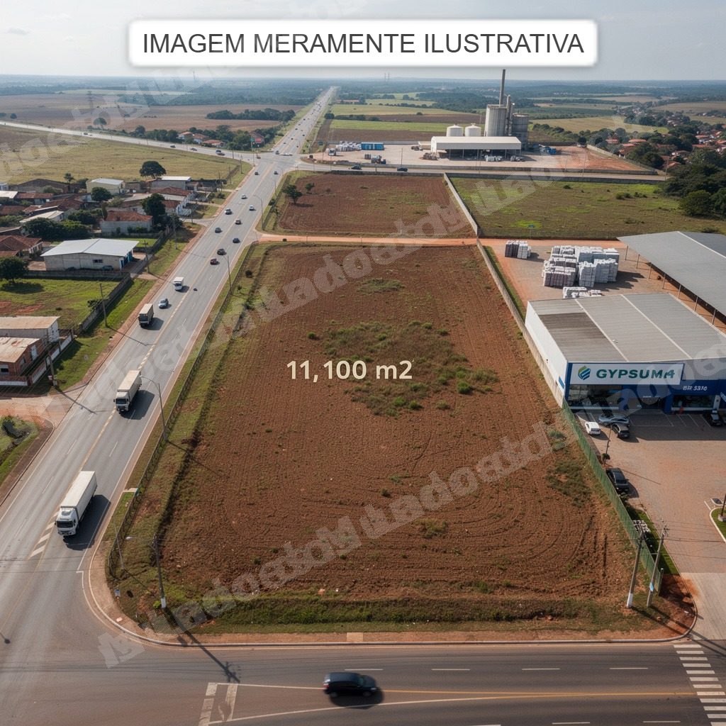 Terreno de 11100 m2 em leilão em Brasil
