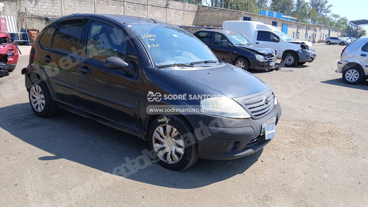 Citroen C3 Glx 16 Flex 2008 em leilão em Monte Mor/SP