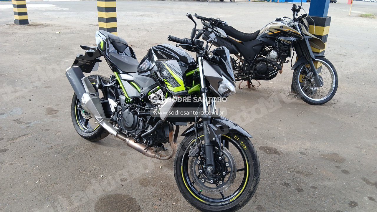 Kawasaki Z400 2020 em leilao em Monte Mor/SP