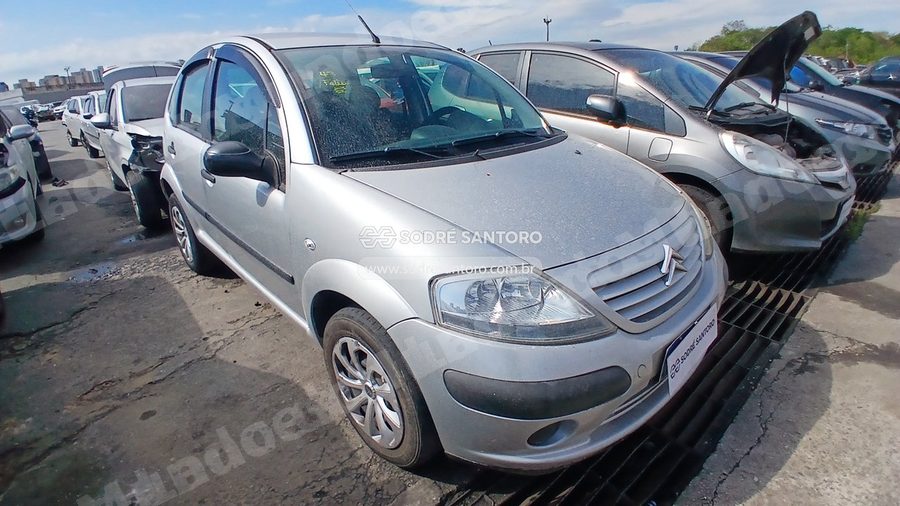 Citroen C3 Glx 16 Flex 2008 em leilão em Guarulhos/SP
