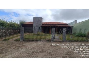 Imóvel de 319 m2 em leilão em Cascavel/PR