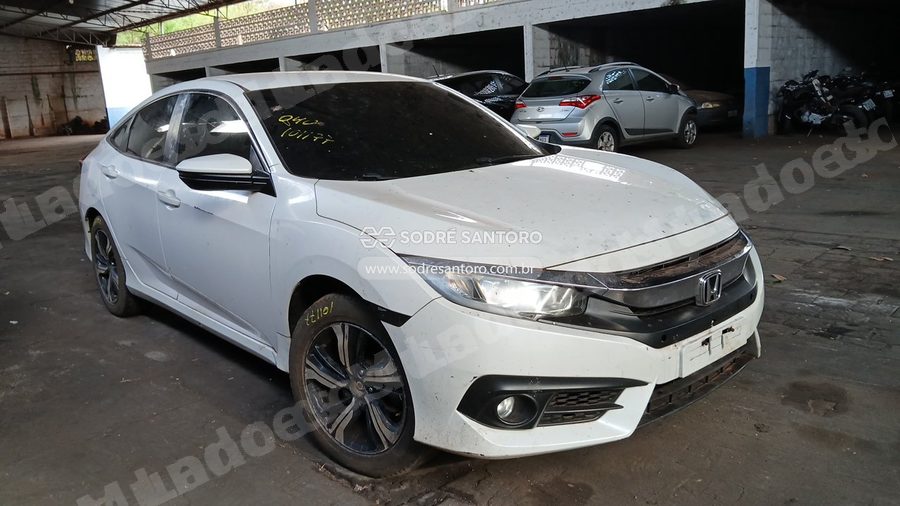 Honda Civic Exl Cvt 2017 em leilão em Ribeirão Preto/SP