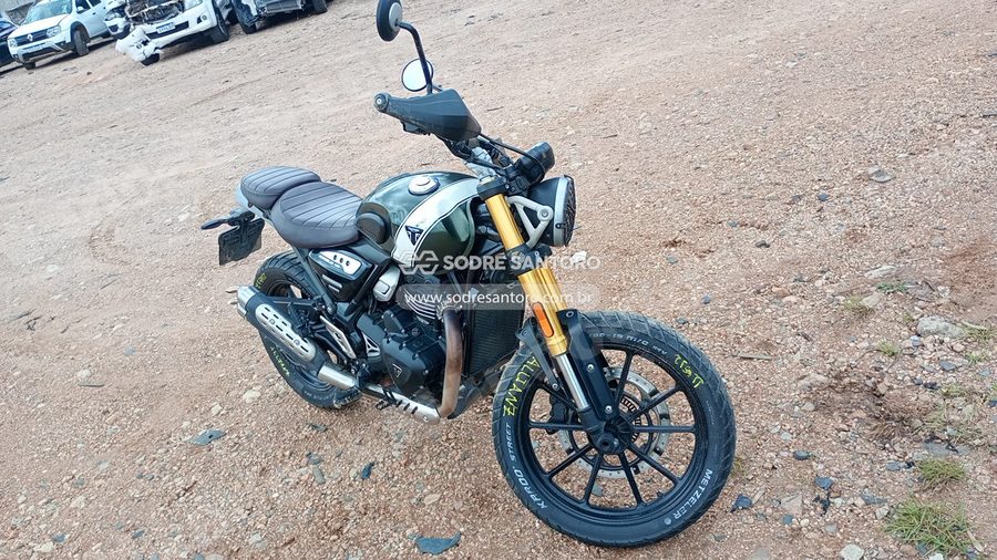 Triumph Scrambler 400X 2025 em leilão em São José dos Pinhais/PR
