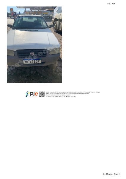 Fiat Uno 2009 em leilao em Apiúna/SC