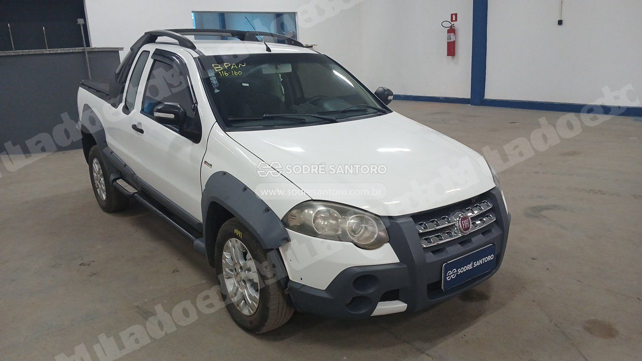 Fiat Strada Advent Flex 2009 em leilão em São José dos Pinhais/PR