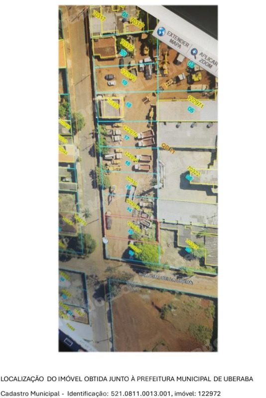 Terreno em leilão em Uberaba/MG - Lote 1