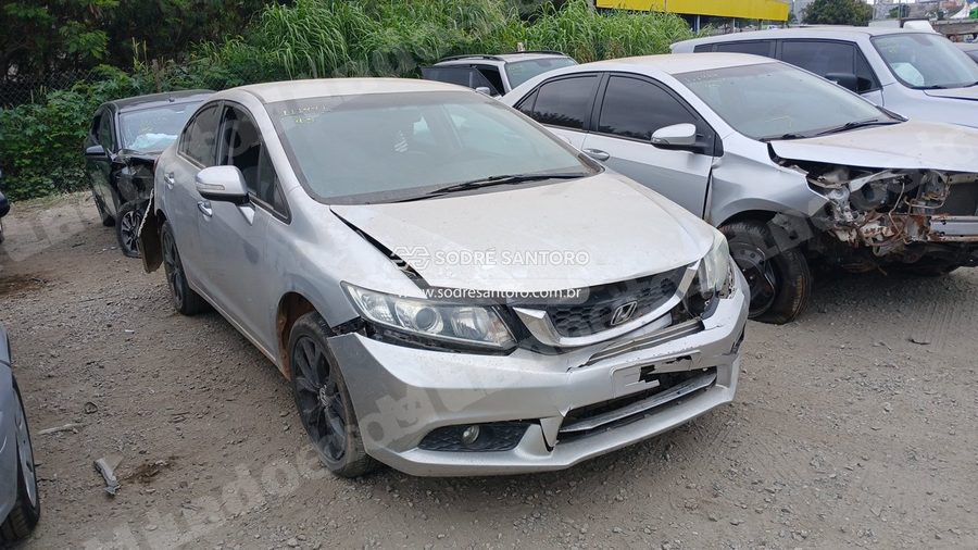 Honda Civic Lxr 2015 em leilão em Guarulhos/SP