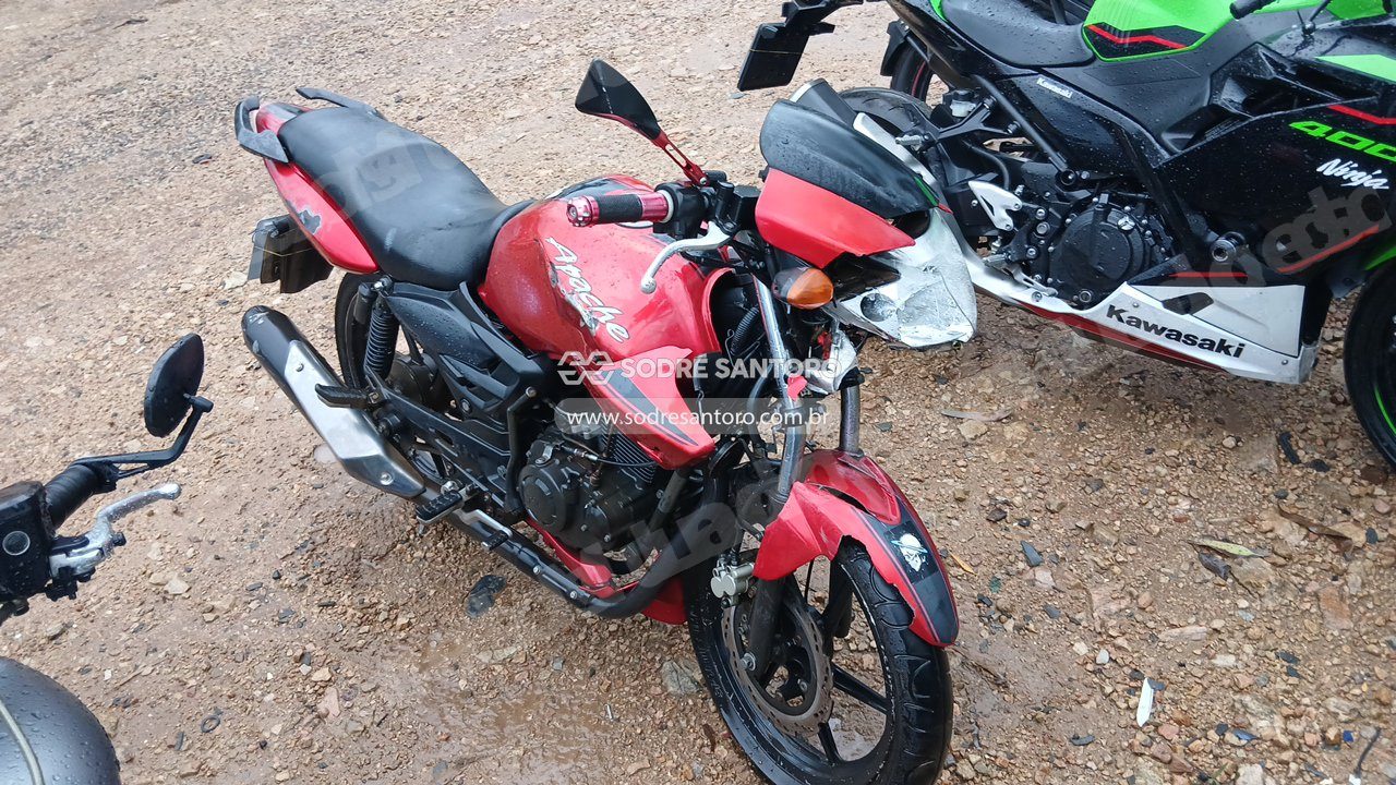 Dafra Tvs Apache Rtr 150 2010 em leilão em São José dos Pinhais/PR
