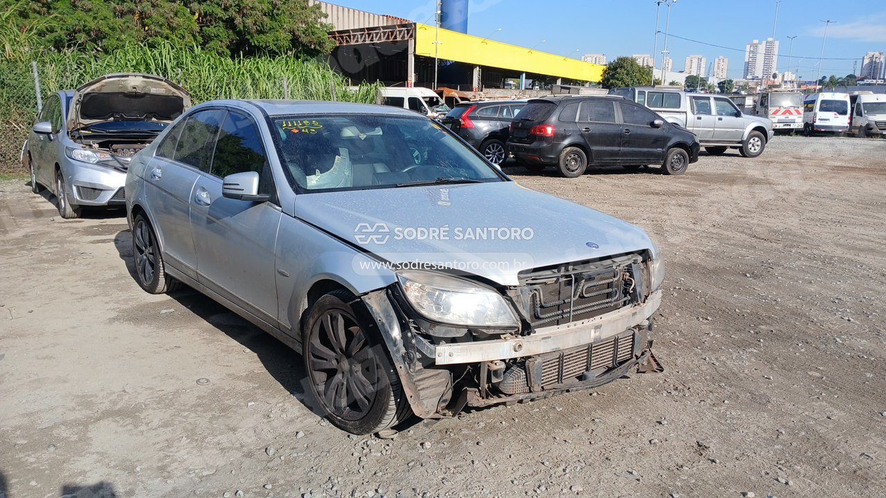 Mercedes-Benz C 200 K 2009 em leilao em Guarulhos/SP