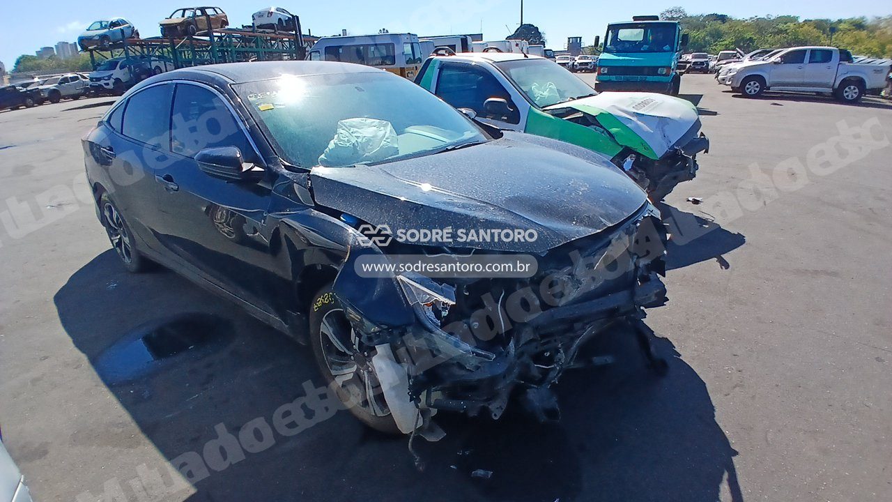 Honda Civic Ex Cvt 2018 em leilao em Brasil