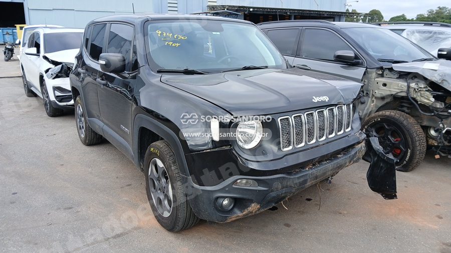 Jeep Renegade 1.8 At 2020 em leilão em Guarulhos/SP