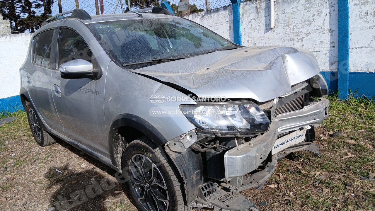 Renault Sandero Stex 16M 2019 em leilão em São José dos Pinhais/PR