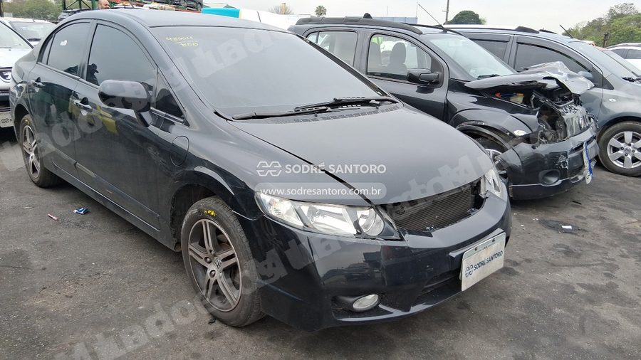 Honda Civic Lxs Flex 2008 em leilão em Guarulhos/SP