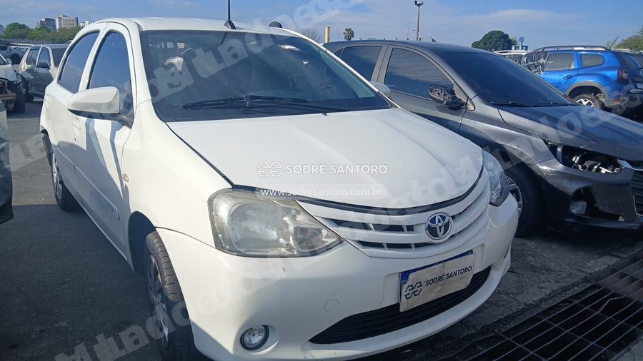 Toyota Etios Hb X 13L Mt 2017 em leilão em Guarulhos/MT