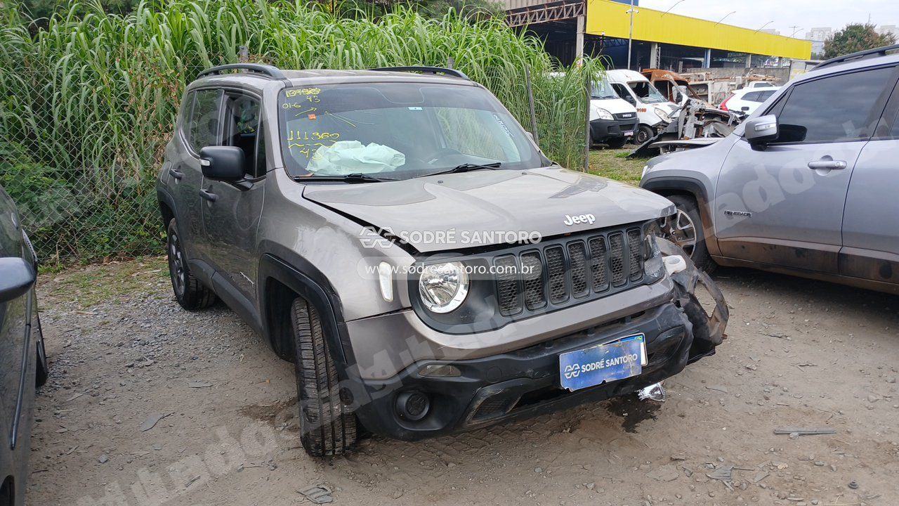 Jeep Renegade 1.8 Autom. 2021 em leilao em Guarulhos/SP
