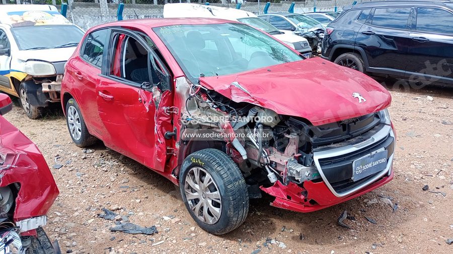 Peugeot 208 Active Mt 2017 em leilão em São José dos Pinhais/PR