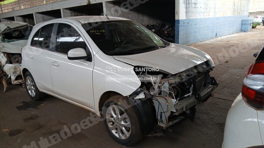 Nissan March 10Sv 2020 em leilão em Ribeirão Preto/SP