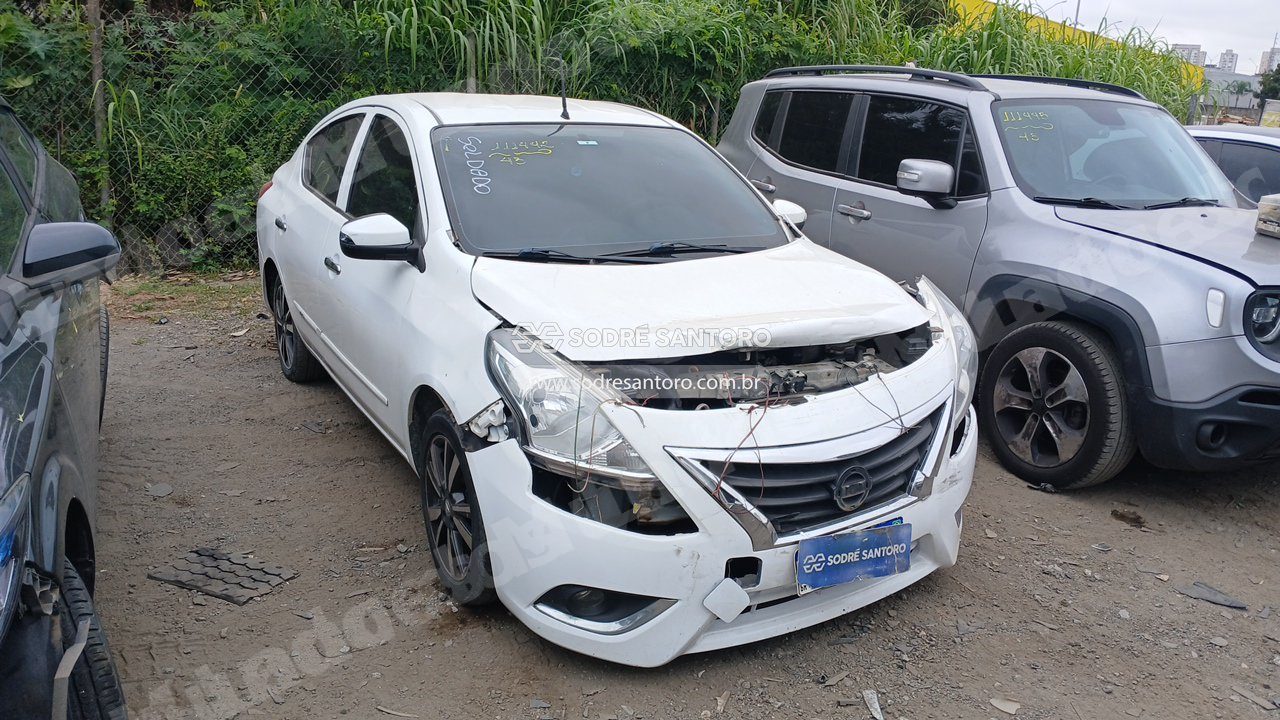 Nissan Versa 16Sl Cvt 2019 em leilao em Guarulhos/SP