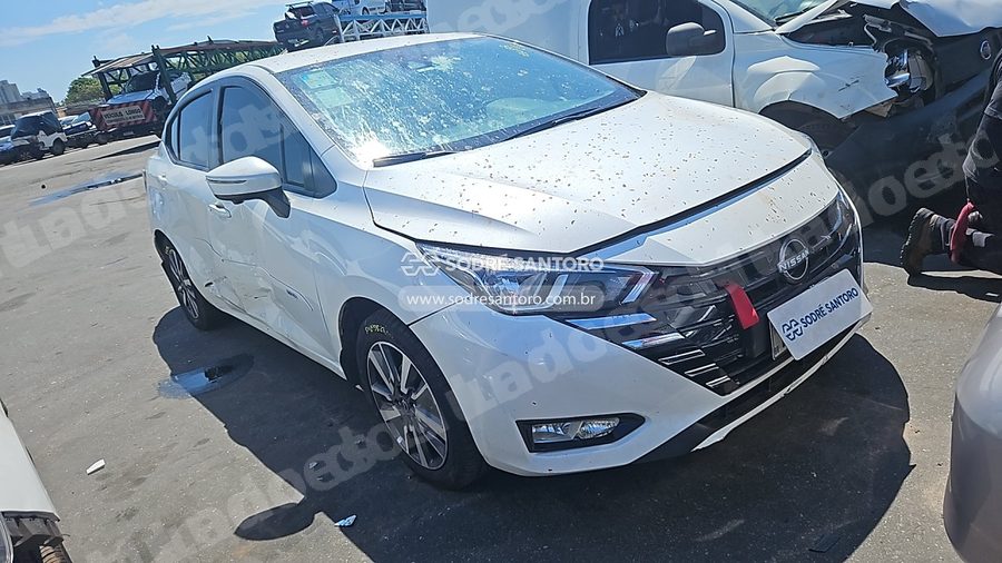 Nissan Versa Advnc Cvt 2025 em leilão em Guarulhos/SP