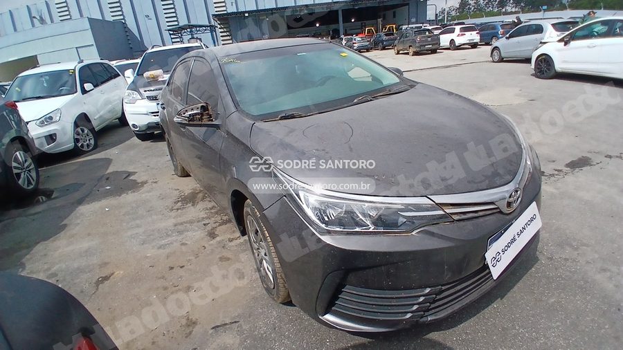 Toyota Corolla Gli18 Cvt 2018 em leilão em Guarulhos/SP