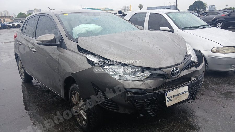 Toyota Yaris Ha Pls15Cnt 2020 em leilão em Guarulhos/SP