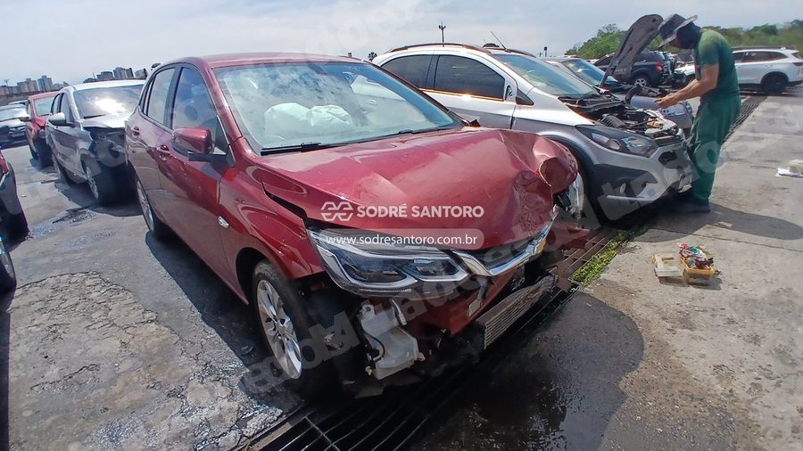 Chevrolet Onix 10Tat Pr2 2020 em leilão em Guarulhos/SP