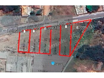Imovel de 3481 m2 em leilao em Araruama/RJ