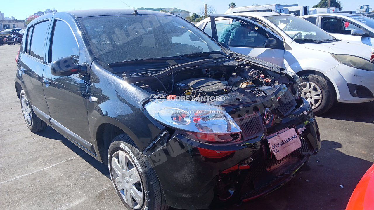 Renault Sandero Exp 16 2010 em leilao em Brasil