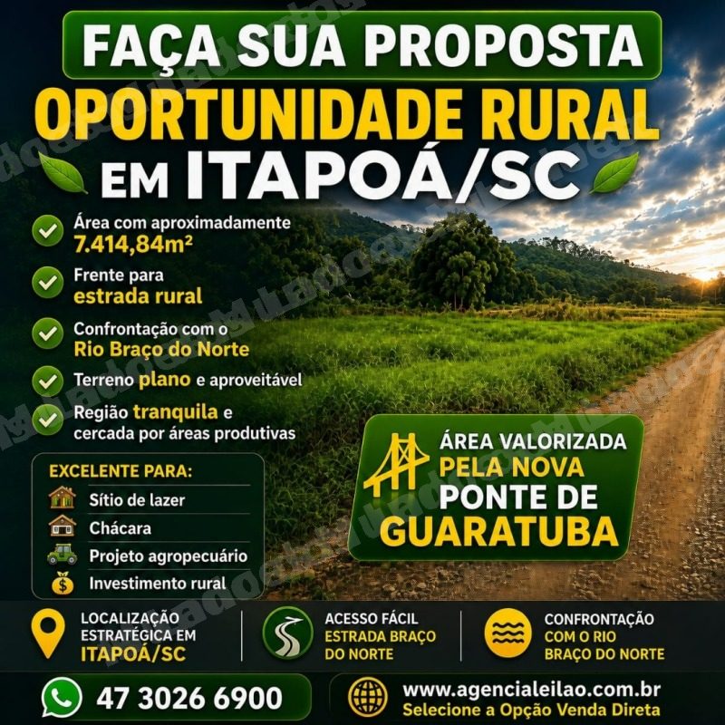 Terreno em leilao em Itapoá/SC