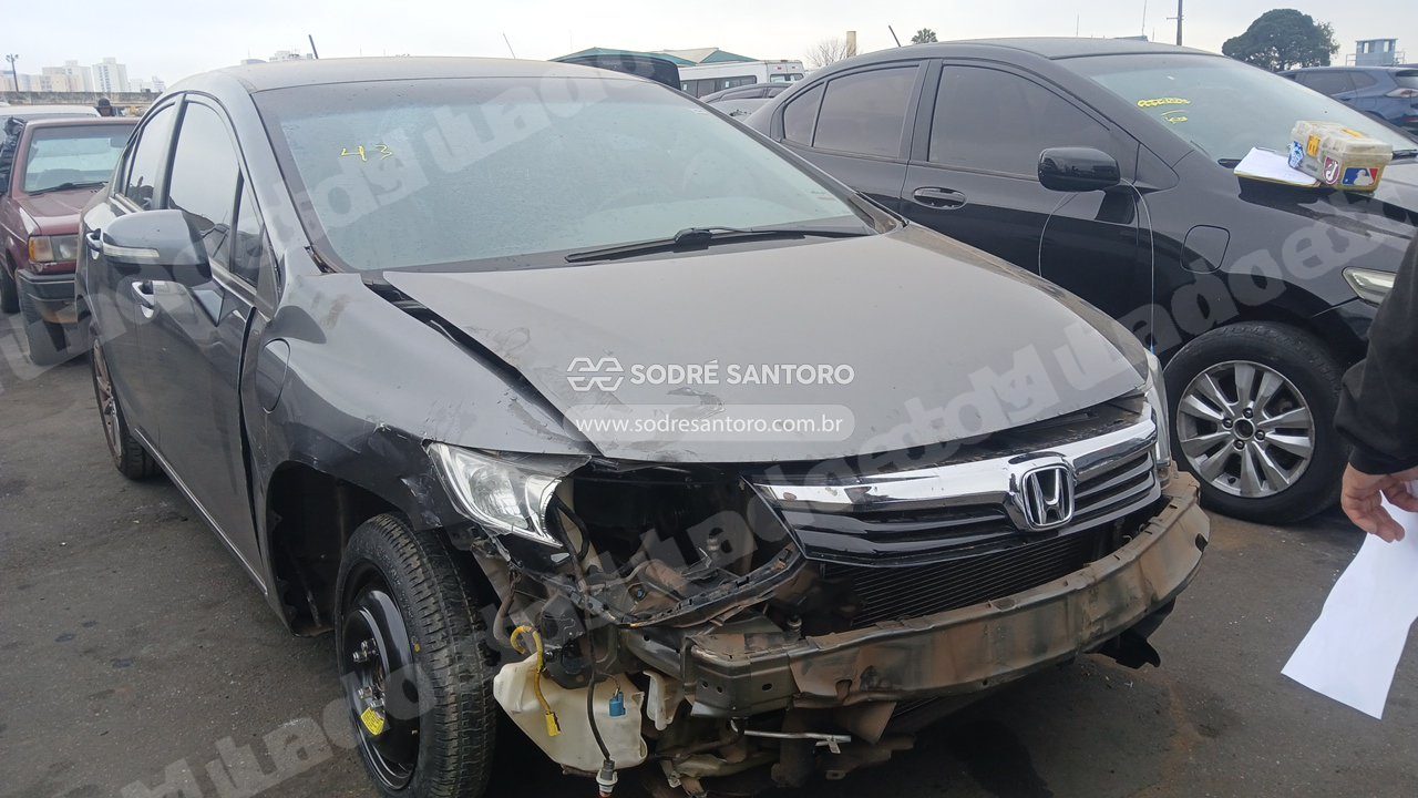 Honda Civic Lxl 2012 em leilao em Brasil
