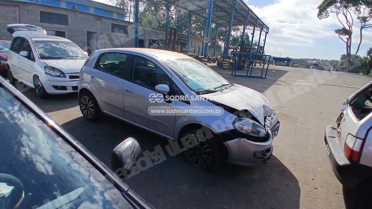 Fiat Punto Attractive 2013 em leilao em Monte Mor/SP