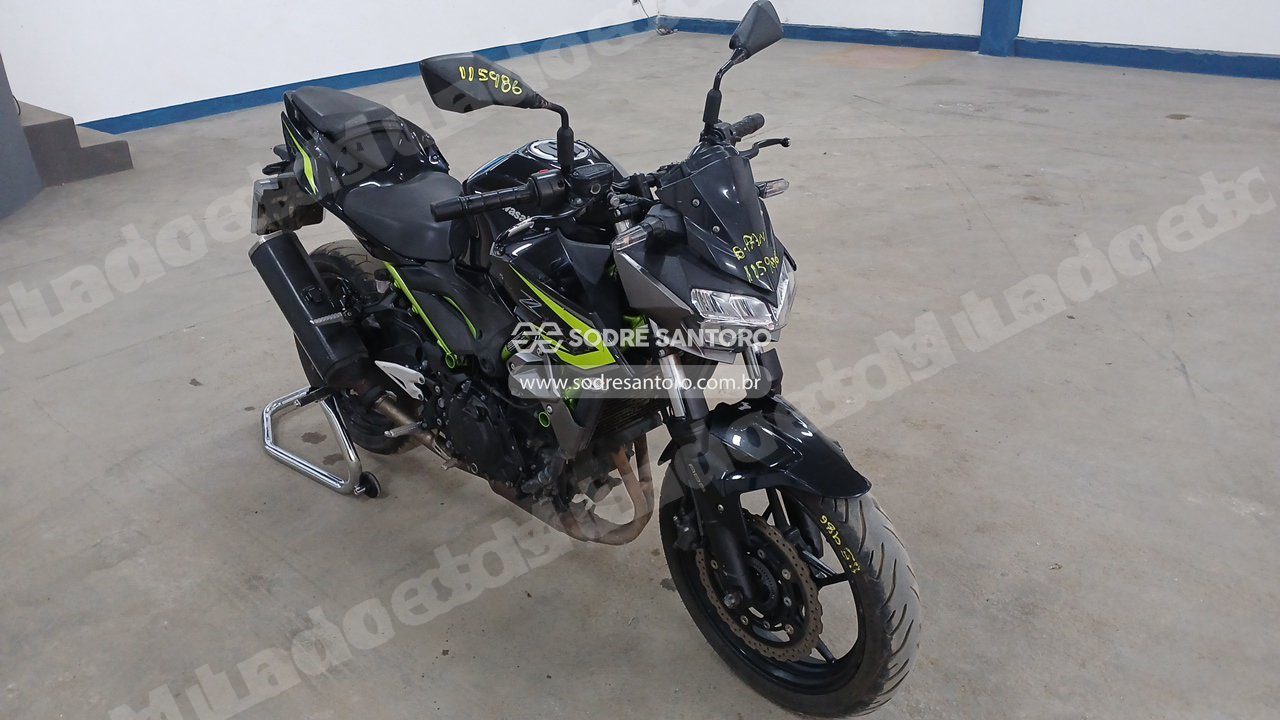 Kawasaki Z400 2020 em leilao em São José dos Pinhais/PR