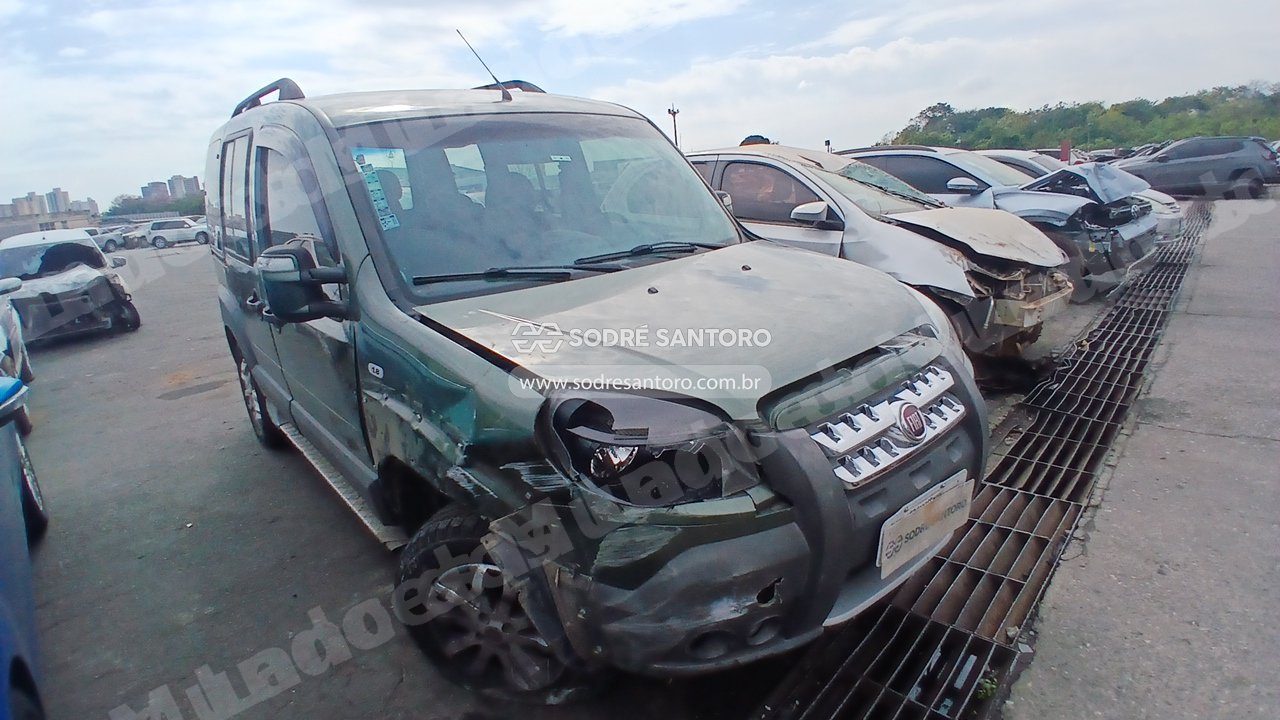 Fiat Doblo Adv 1.8 Flex 2014 em leilao em Guarulhos/SP