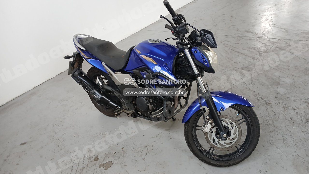 Yamaha Fazer 250 Blueflex 2016 em leilao em Caçapava/SP