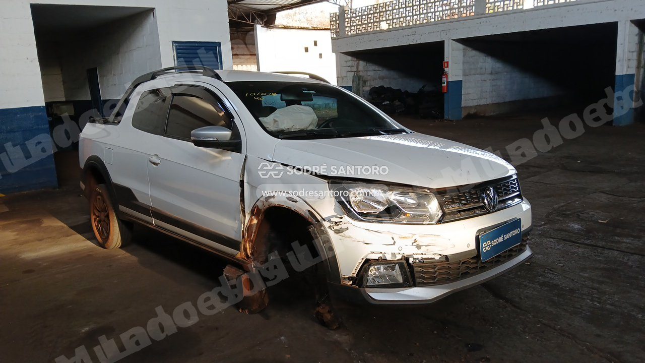Volkswagen Saveiro Cd Cross Ma 2017 em leilão em Ribeirão Preto/SP