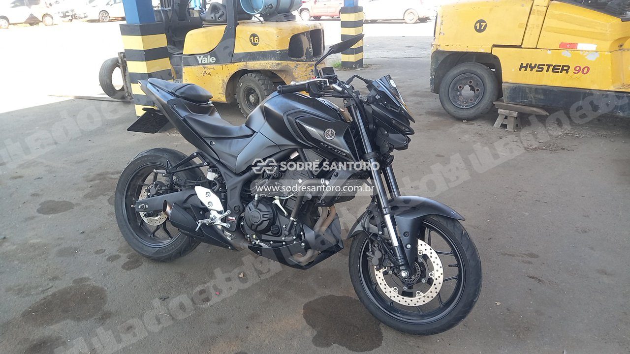 Yamaha Mt03 Abs 2023 em leilao em Monte Mor/SP