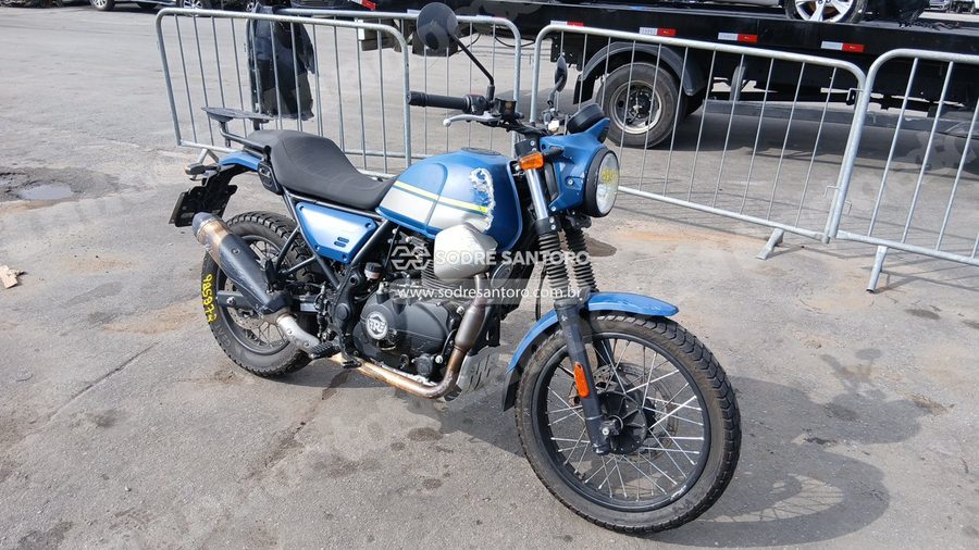 Royal Enfield Scram 411 2024 em leilão em Guarulhos/SP