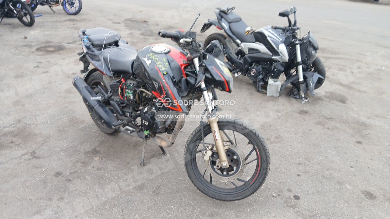 Dafra Apache 200 2024 em leilao em Brasil