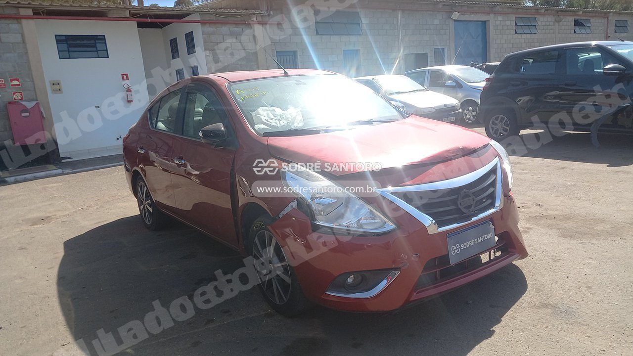 Nissan Versa 16Sl Cvt 2018 em leilão em Monte Mor/SP