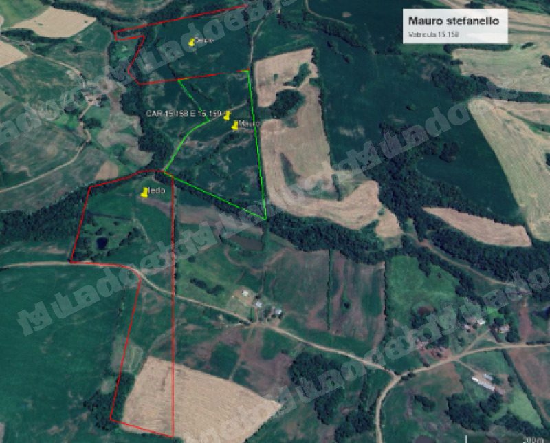 Terreno de 27000 m2 em leilão em Município de Jaboticaba/RS