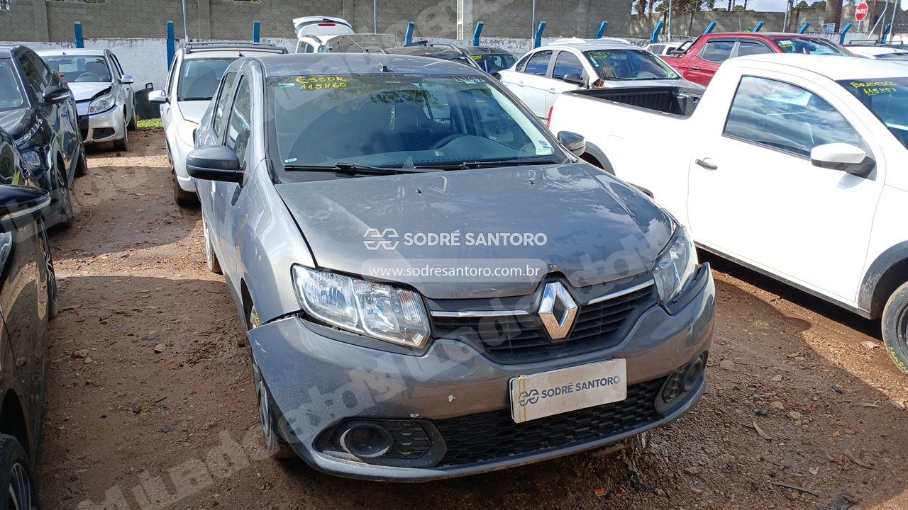Renault Sandero Expr 10 2017 em leilao em São José dos Pinhais/PR