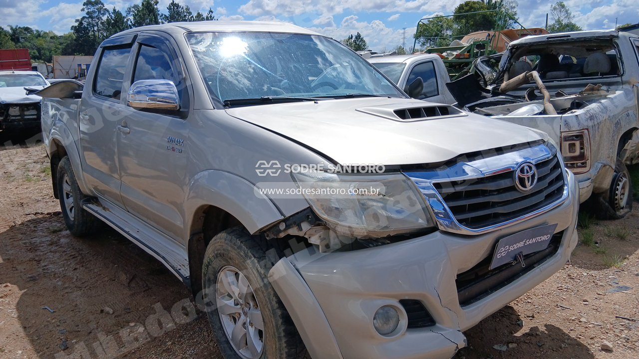 Toyota Hilux Cd4X4 Srv 2012 em leilão em São José dos Pinhais/PR