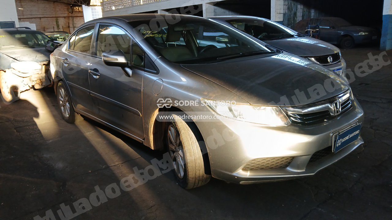 Honda Civic Lxl 2012 em leilao em Ribeirão Preto/SP