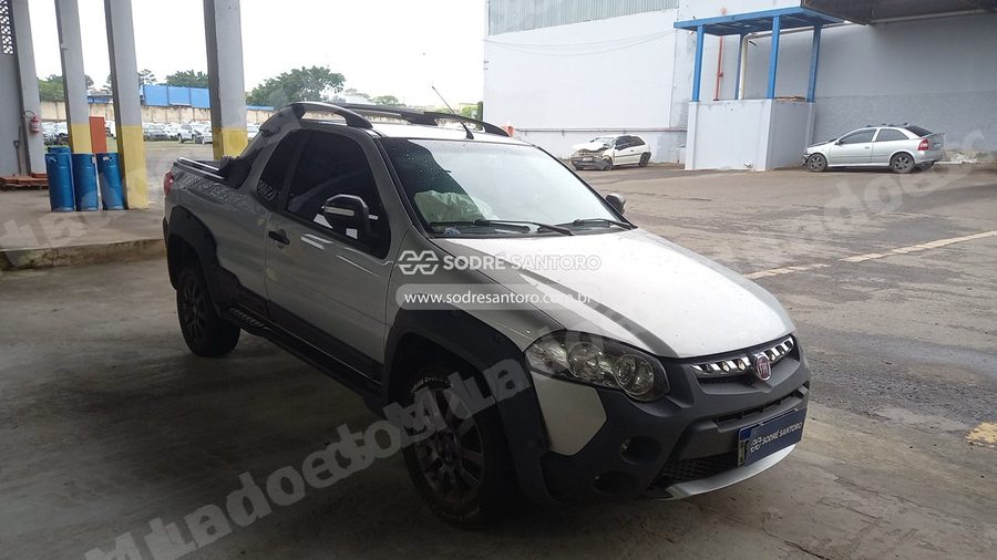 Fiat Strada Advent Flex 2015 em leilão em Bauru/SP
