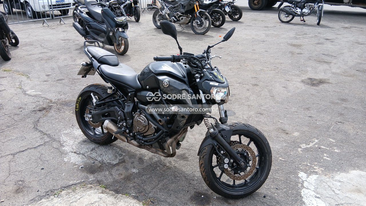Yamaha Mt07 Abs 2024 em leilao em Brasil