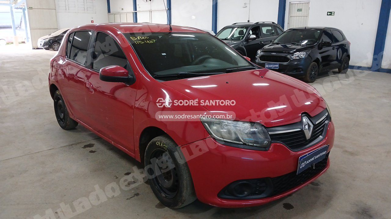 Renault Sandero Expr 10 2017 em leilao em São José dos Pinhais/PR