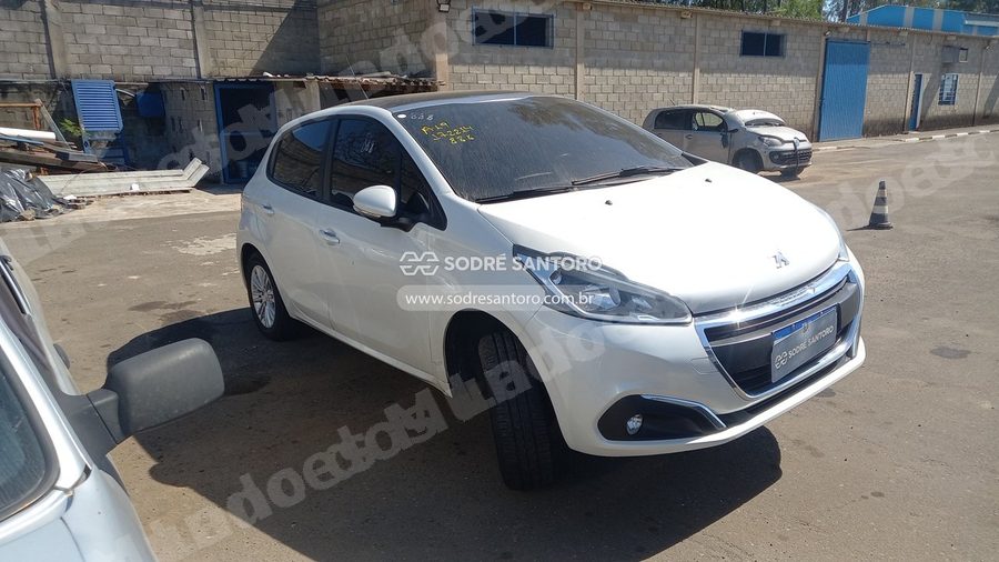 Peugeot 208 Allure At 2017 em leilão em Monte Mor/SP