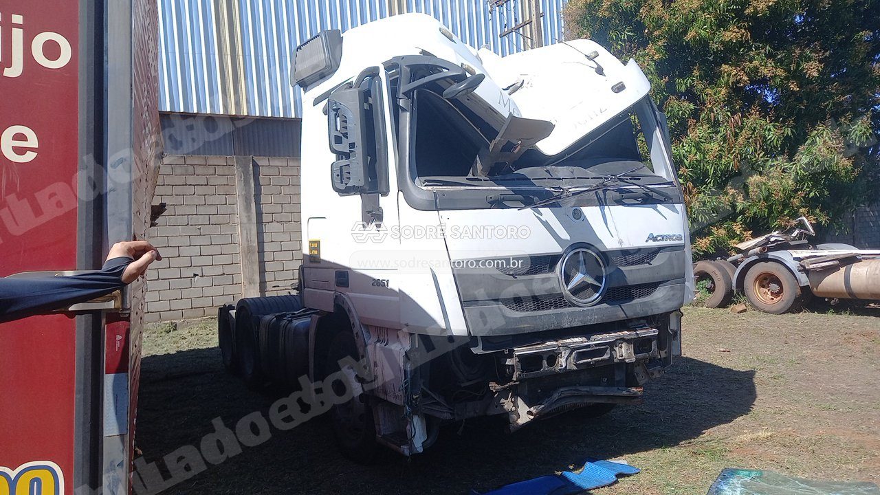 Mercedes-Benz Actros 2651Ls6X4 2018 em leilao em Sertãozinho/SP